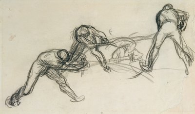 The Pit Sawyers by Jean Francois Millet